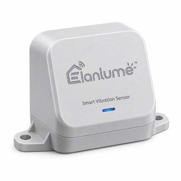 Elanlume™ Smart Vibration Sensor – High-Sensitivity Motion & Impact Detection for Doors, Windows, Cabinets & More