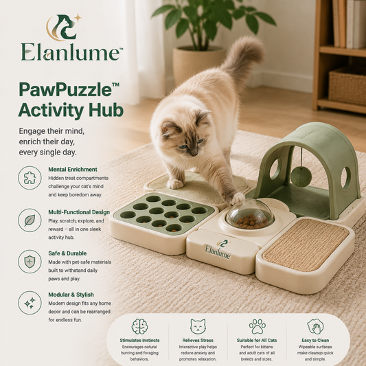 Elanlume™ PawPuzzle Activity Hub