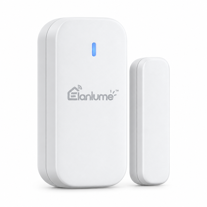 Elanlume™ Smart Door & Window Sensor – Wireless Entry Monitoring Sensor with Real-Time Activity Alerts for Home, Apartment & Office