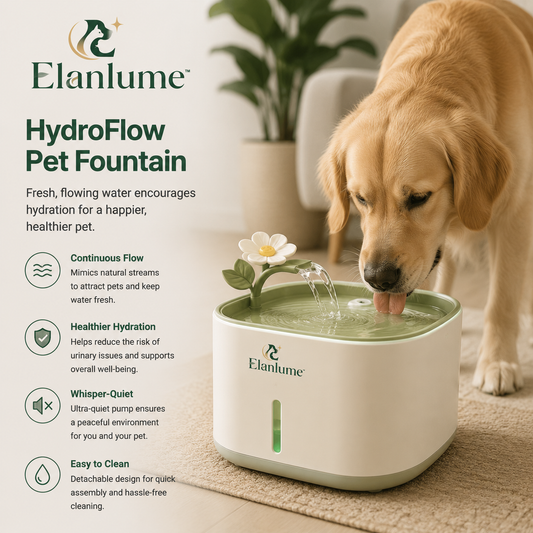 Elanlume™ HydroFlow Pet Fountain