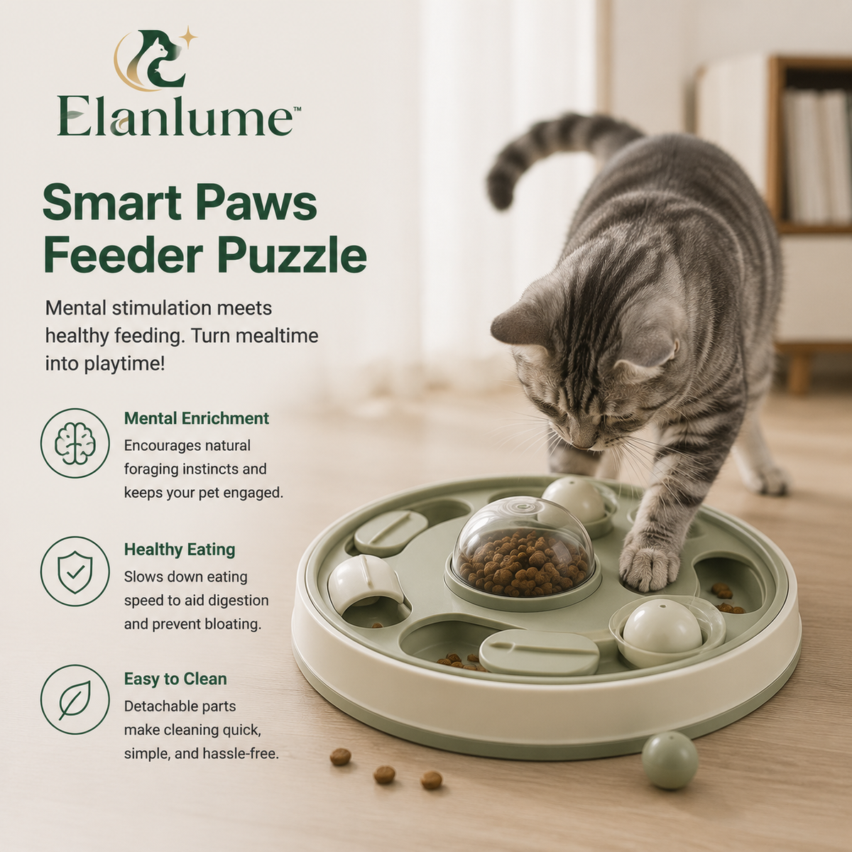 Elanlume™ Smart Paws Feeder Puzzle